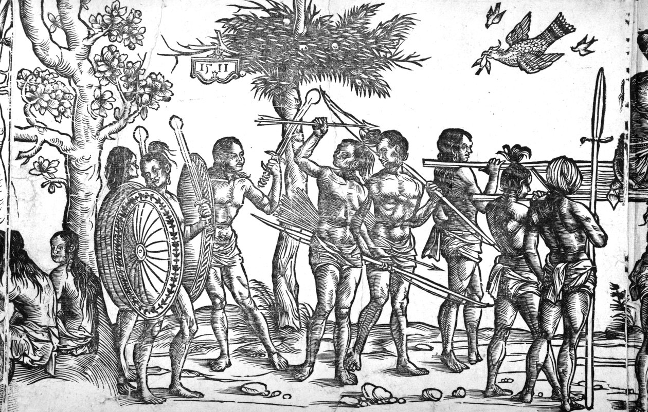 Der Kunig von Gutzin, George Glockendonin vedos, 1511 tekijältä Hans Burgkmair