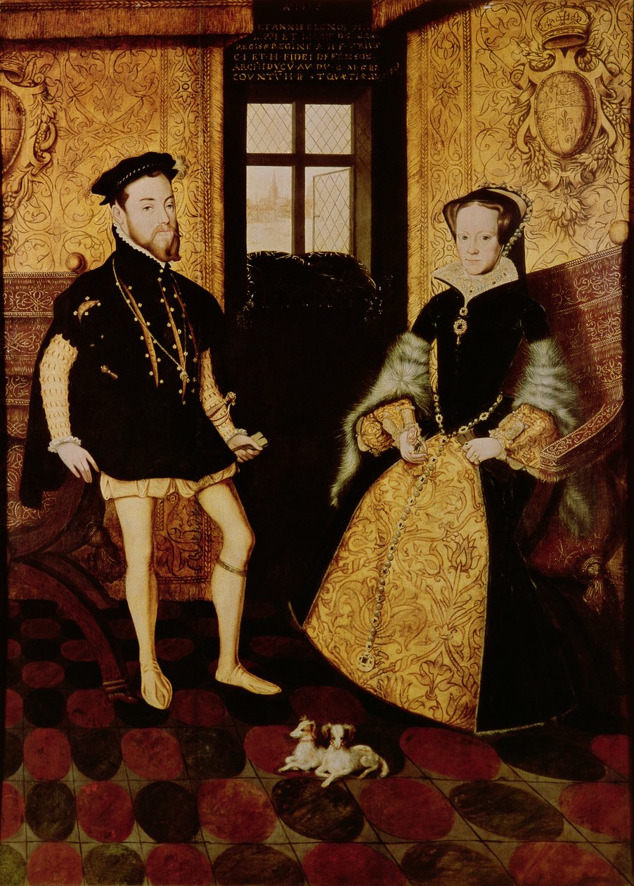 Filippus II ja Maria I, 1558 tekijältä Hans Eworth