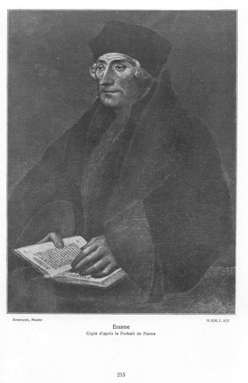 Desiderius Erasmus tekijältä Hans Holbein