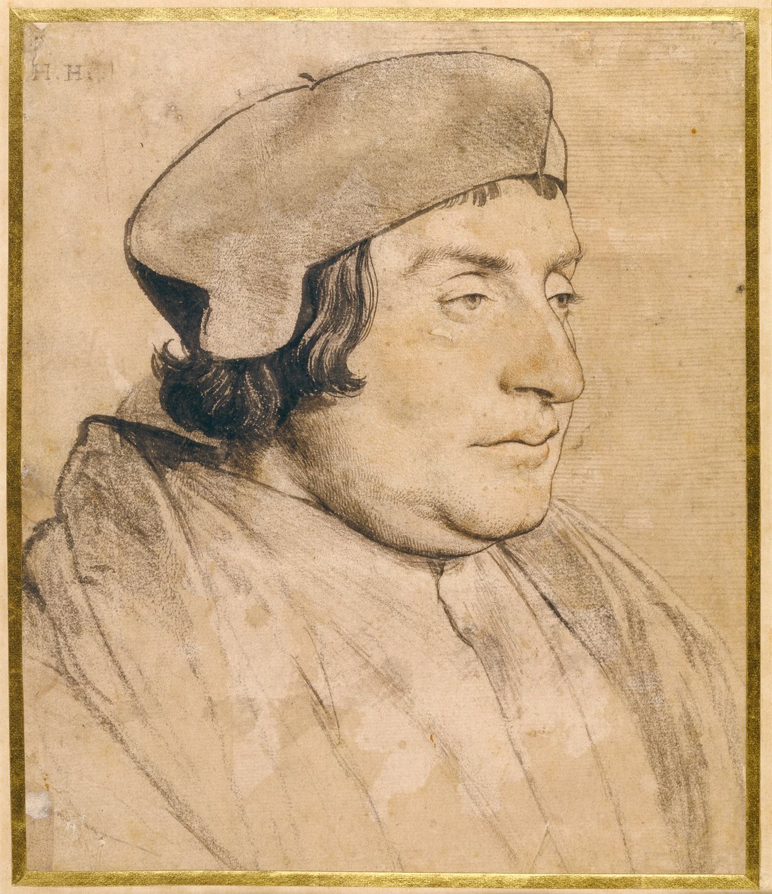 Tutkijan tai papin muotokuva tekijältä Hans Holbein