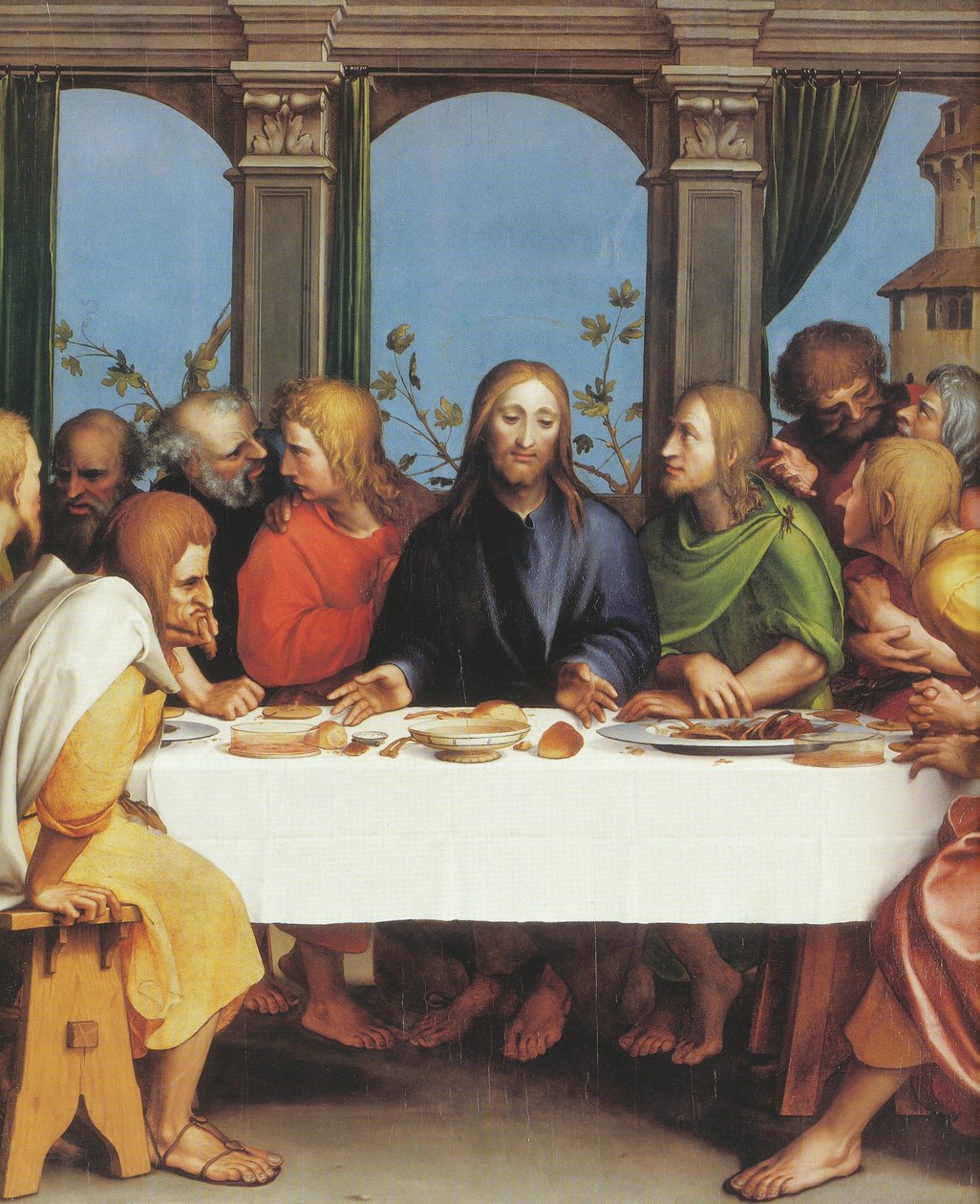 Viimeinen ehtoollinen tekijältä Hans Holbein
