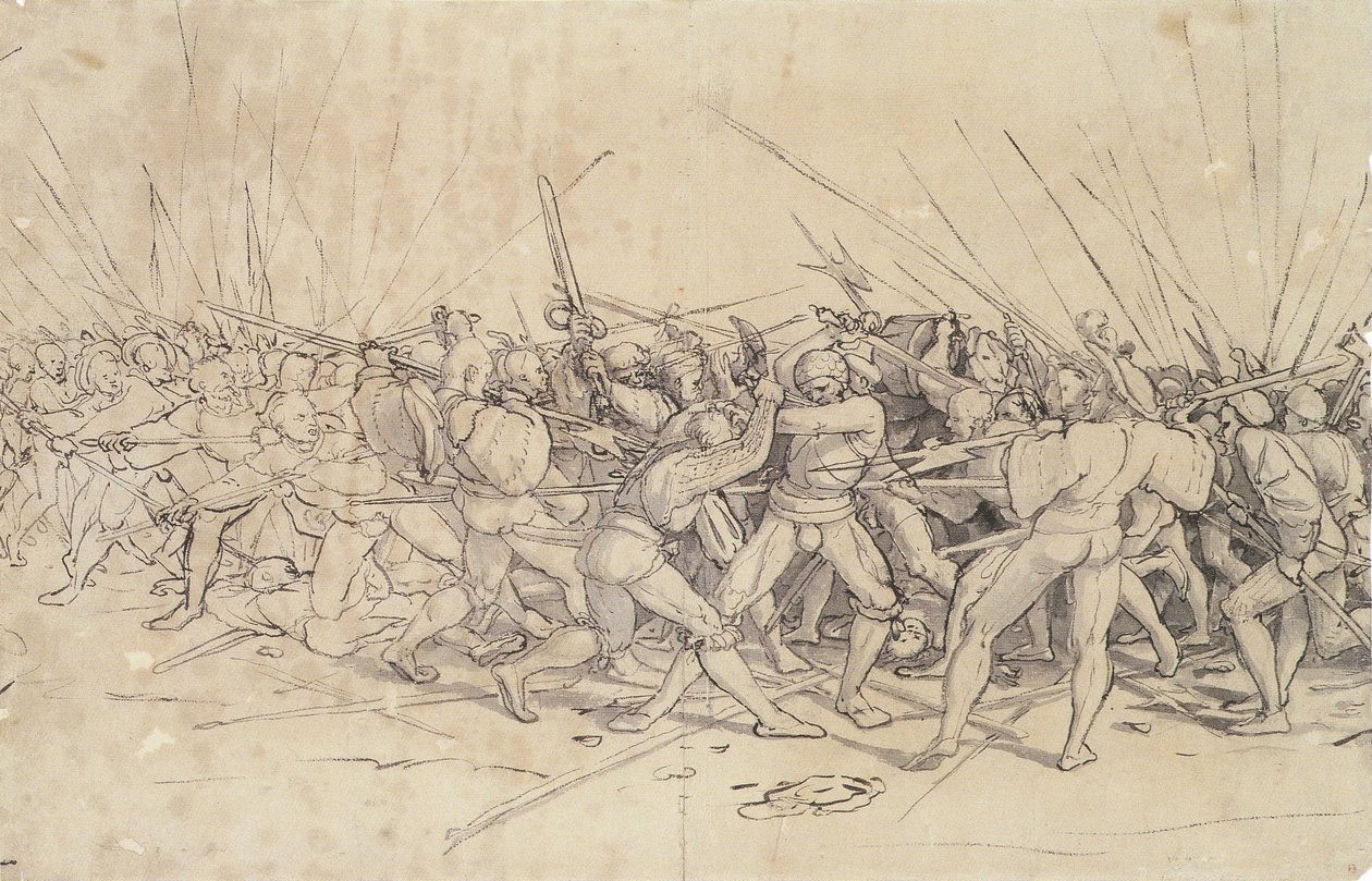 Taistelukohtaus tekijältä Hans Holbein der Jüngere