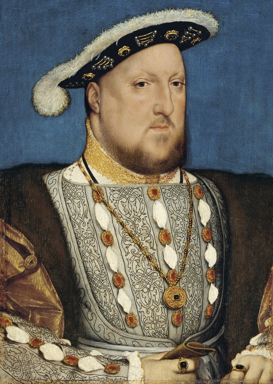 Englannin Henrik VIII: n muotokuva tekijältä Hans Holbein der Jüngere