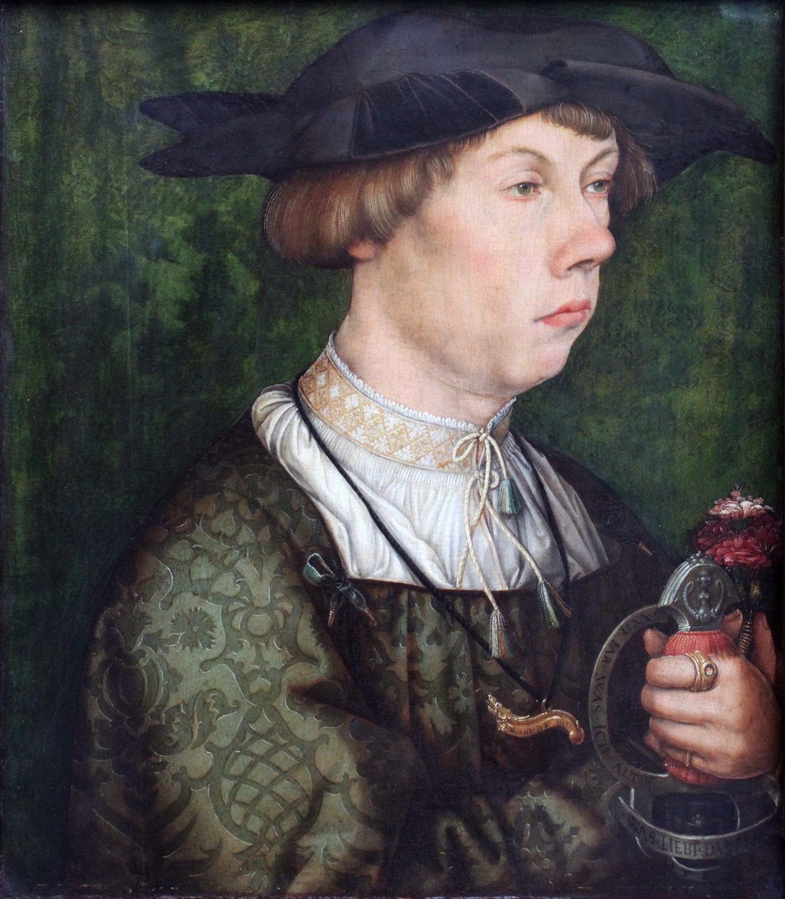 Augsburgin Weissin perheen jäsenen muotokuva tekijältä Hans Holbein the Elder