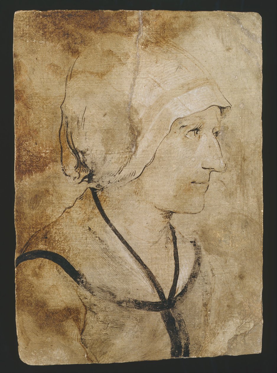 Muotokuva tuntemattoman kivimuurarin vaimosta tekijältä Hans Holbein the Elder