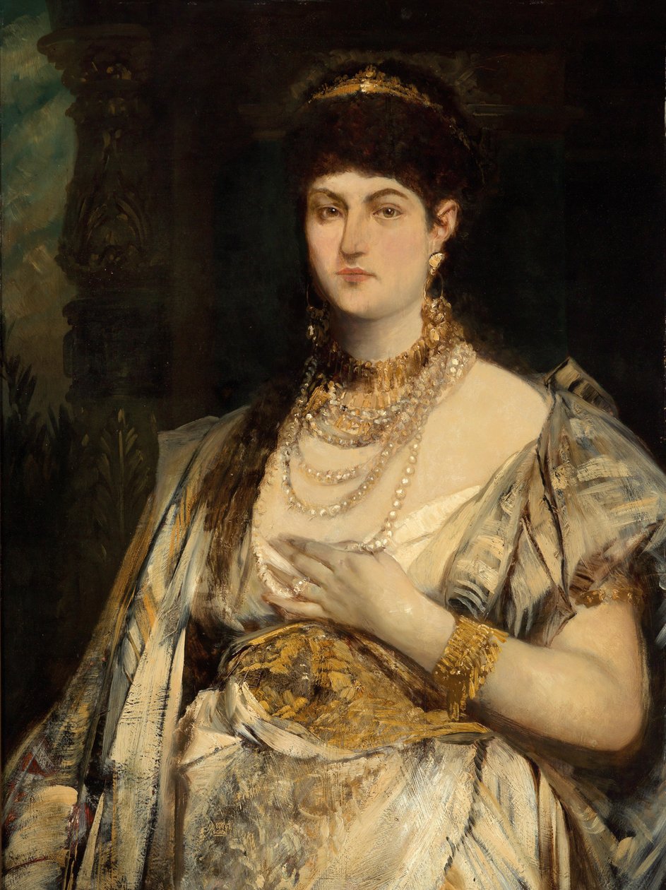 Muotokuva Henriette Mankiewicz tekijältä Hans Makart