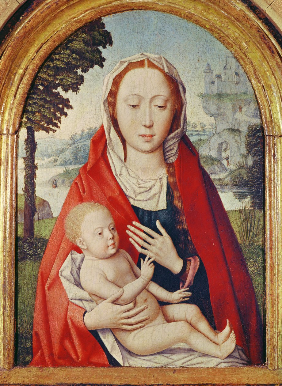 Neitsyt ja lapsi tekijältä Hans Memling