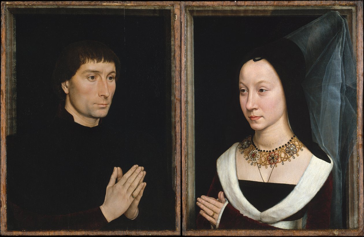 Tommaso di Folco ja Maria Portinari, noin 1470 tekijältä Hans Memling
