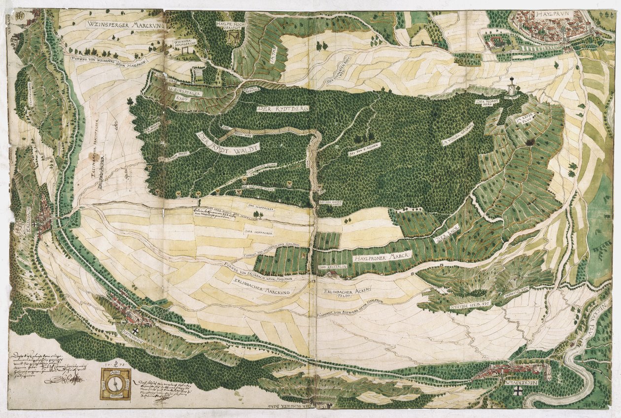 Territorium der Reichsstadt Heilbronn tekijältä Hans Peter Eberlin