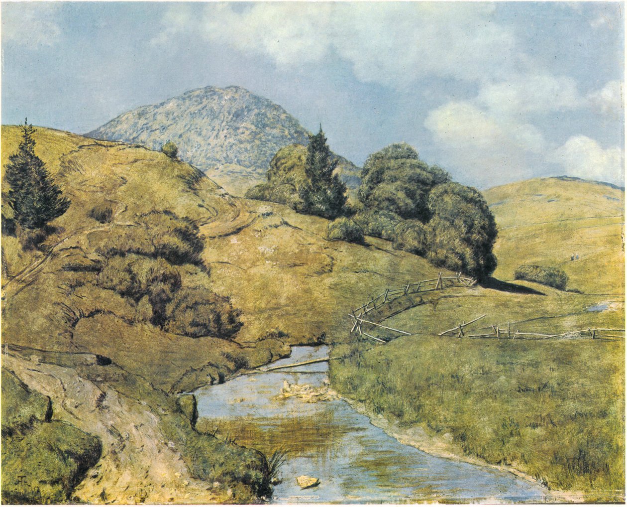 Der Blössling bei Bernau tekijältä Hans Thoma