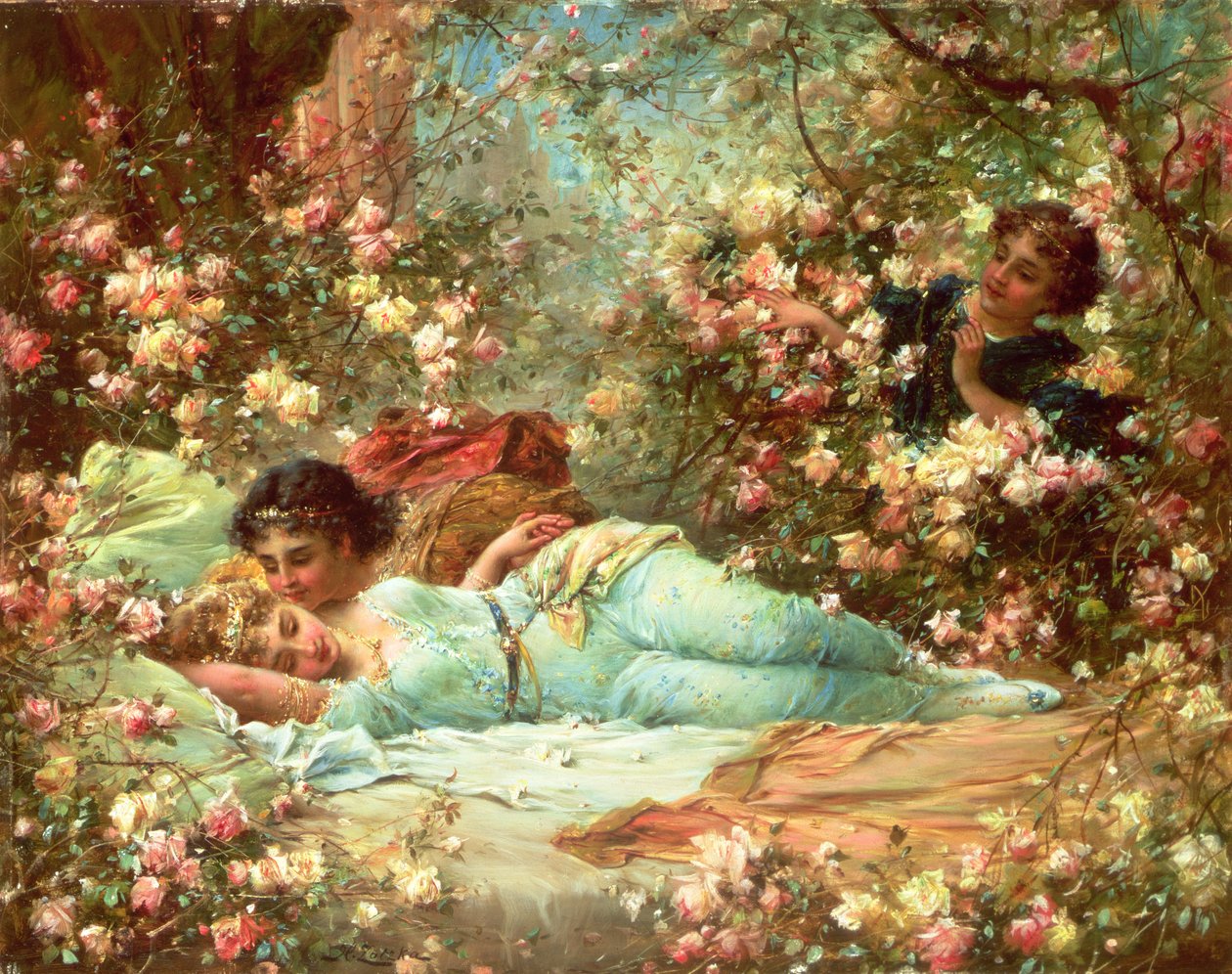 Rose Bower tekijältä Hans Zatzka
