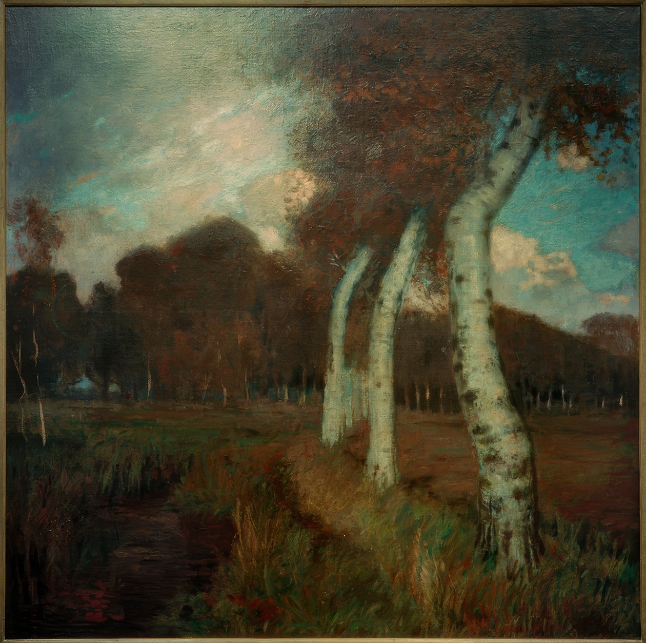 Birken im Herbst tekijältä Hans am Ende