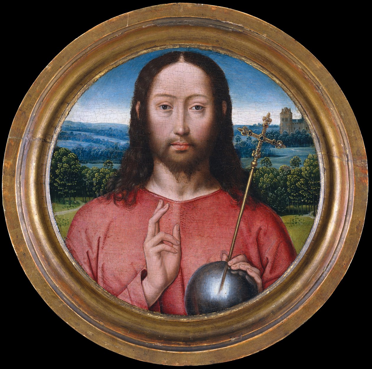 Salvator Mundi, 1475-1499 tekijältä Hans Memling
