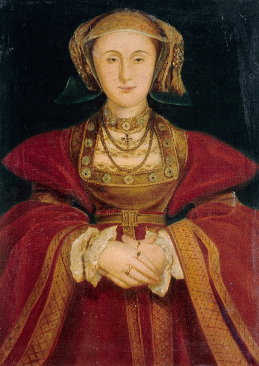 Anne of Cleves, noin 1780 (öljy kankaalle). tekijältä Hans (after) Holbein the Younger