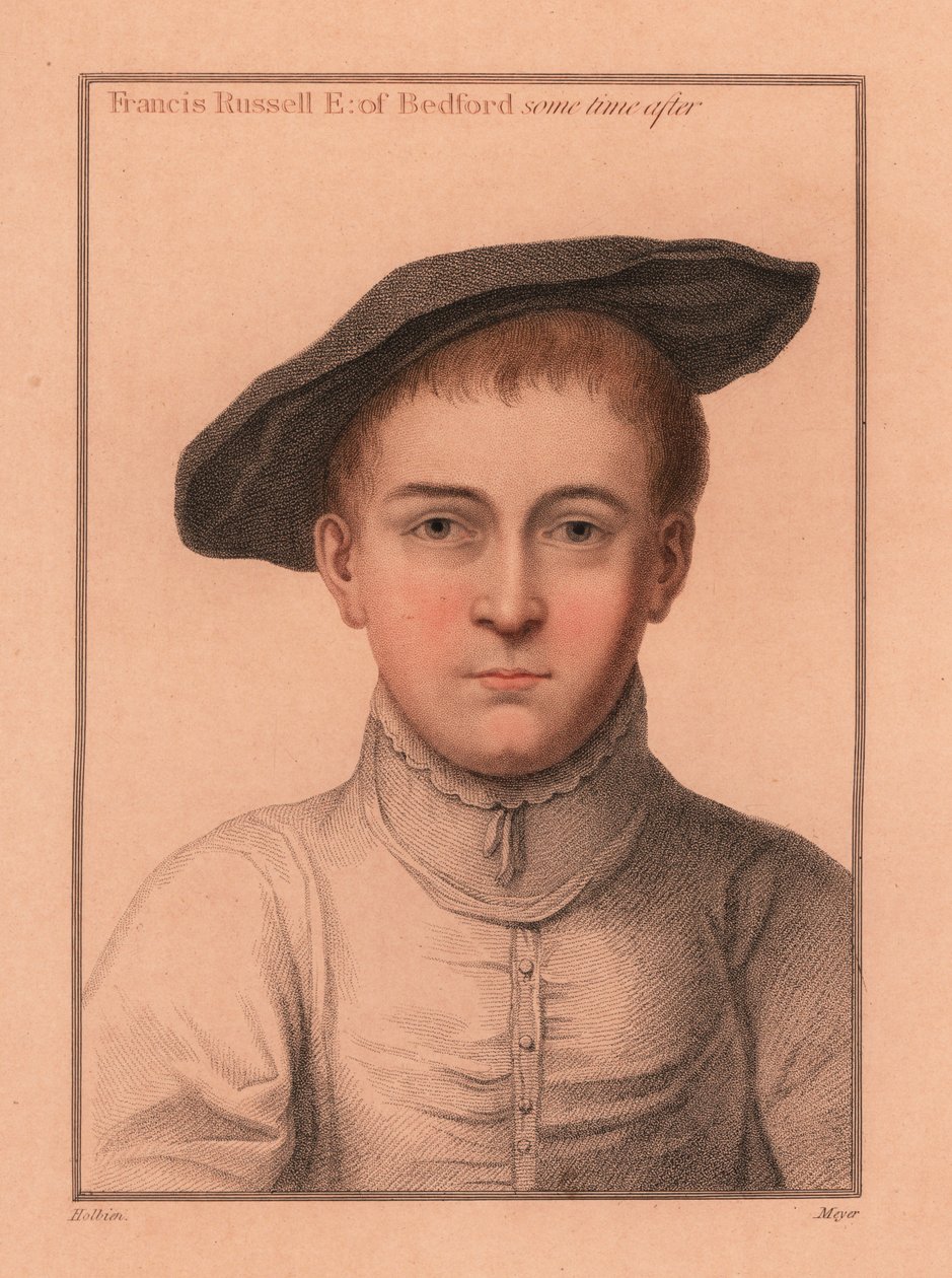 Francis Russell, Bedfordin toinen jaarli, 1812 (kaiverrus) tekijältä Hans (after) Holbein the Younger
