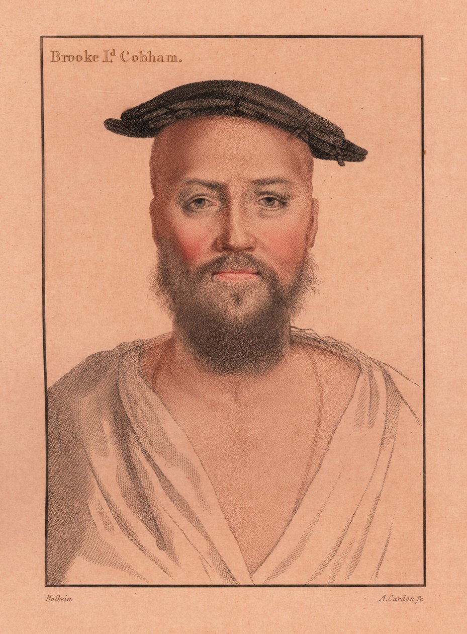 George Brooke, 9. Lord Cobham., 1812 (kaiverrus) tekijältä Hans (after) Holbein the Younger