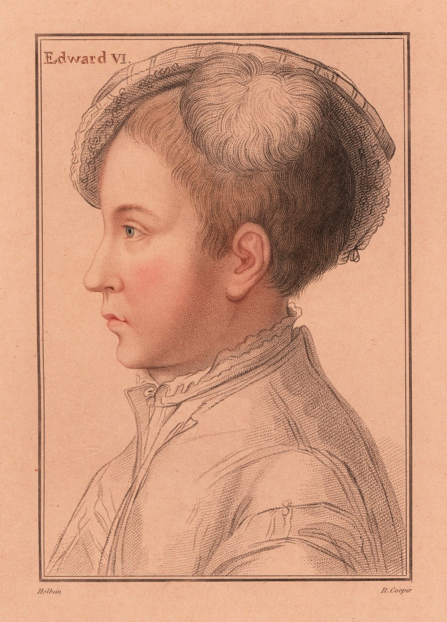 Englannin kuningas Edward VI tekijältä Hans (after) Holbein the Younger