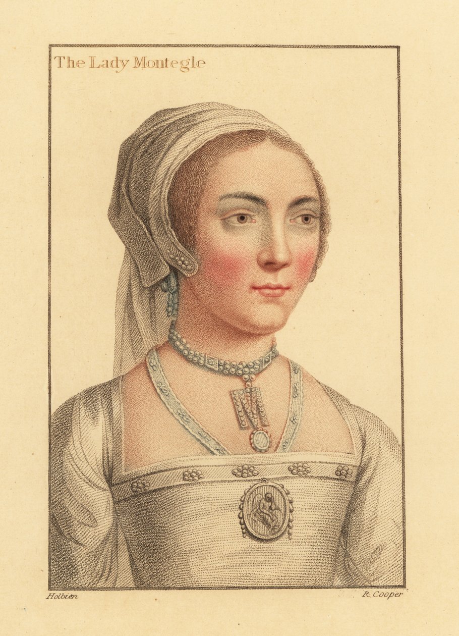 Lady Mary Brandon, paronitar Monteagle tekijältä Hans (after) Holbein the Younger