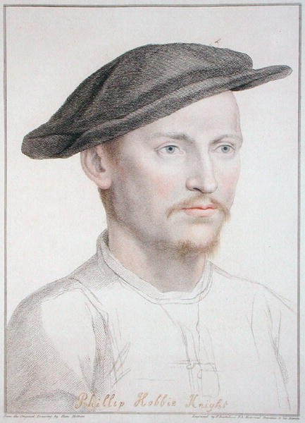 Philip Hobbie, kaiverrus Francesco Bartolozzi (1727-1815) 1796 (kaiverrus) tekijältä Hans (after) Holbein the Younger