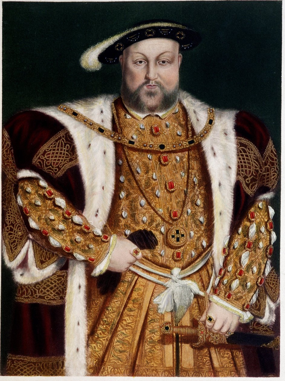 Henry VIII:n muotokuva – A. P. Holbein, v. 1543. tekijältä Hans (after) Holbein the Younger