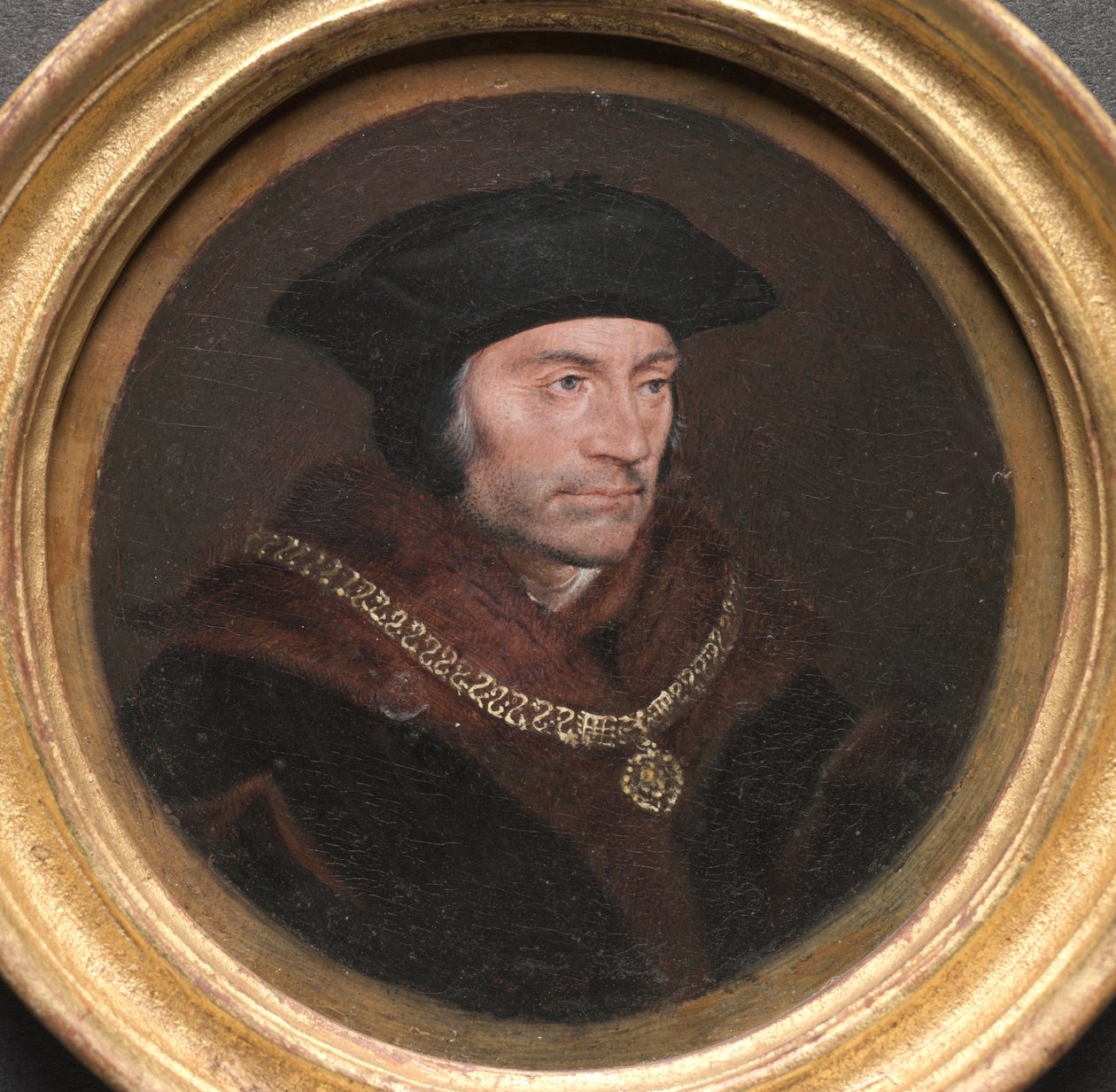 Sir Thomas Moren muotokuva tekijältä Hans (follower of) Holbein the Younger
