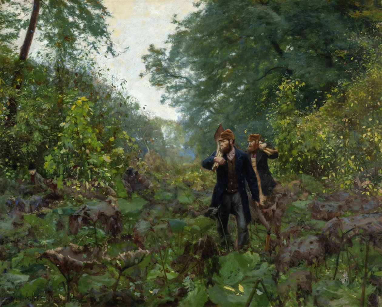 Kielletyillä teillä, 1886. tekijältä Hans Andersen Brendekilde