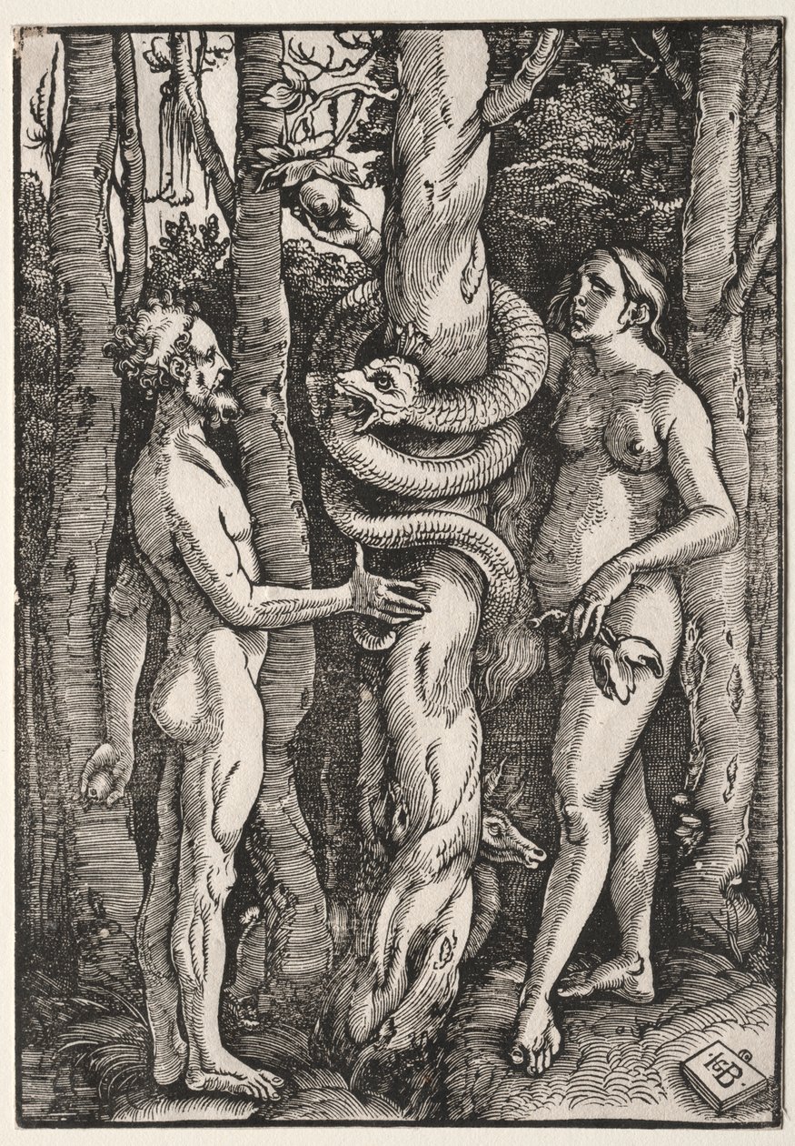 Aatami ja Eeva tekijältä Hans Baldung