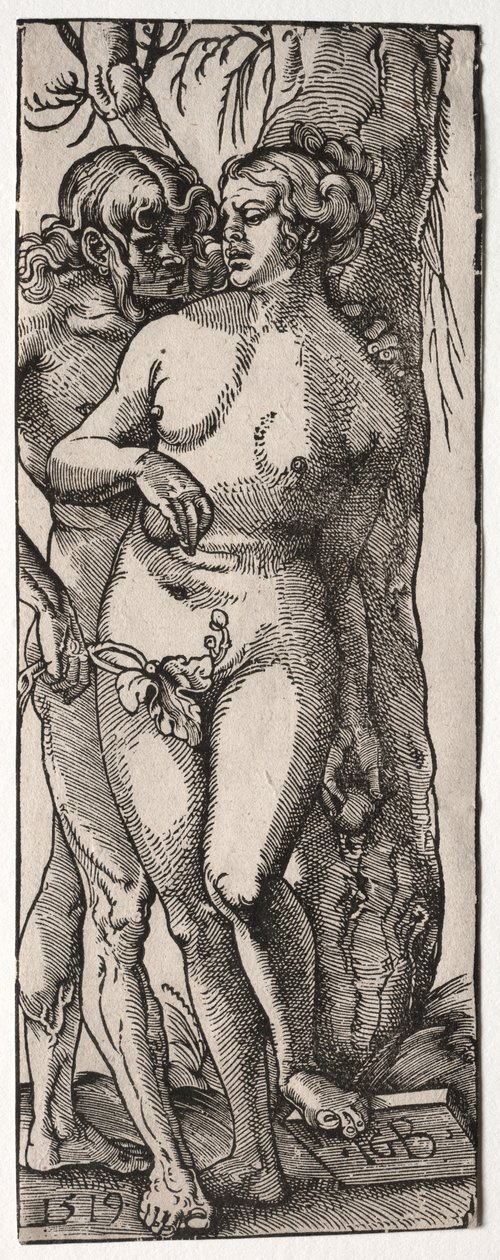 Aatami ja Eeva tekijältä Hans Baldung