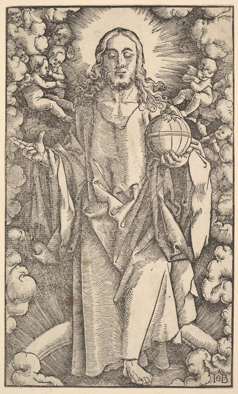 Kristus Kristuksesta ja apostoleista, 1519. tekijältä Hans Baldung