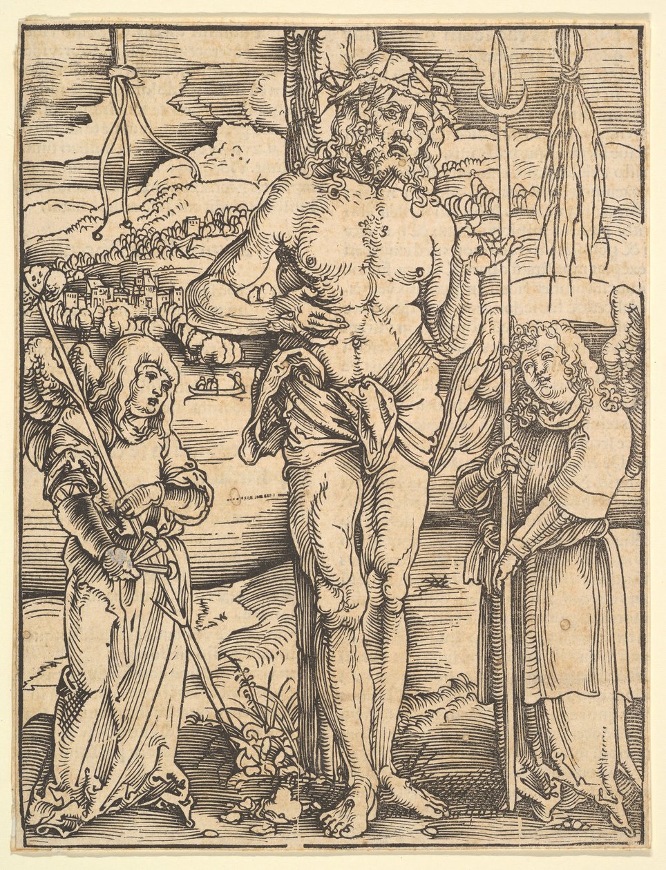 Surun mies, Herramme Jeesuksen Kristuksen kärsimyksen peilistä, 1507 tekijältä Hans Baldung