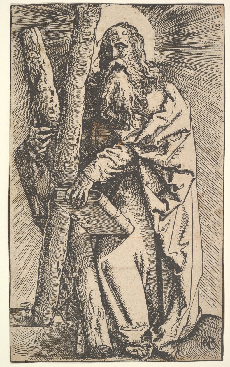 Pyhä Andreas, 1400-1500-luku. tekijältä Hans Baldung