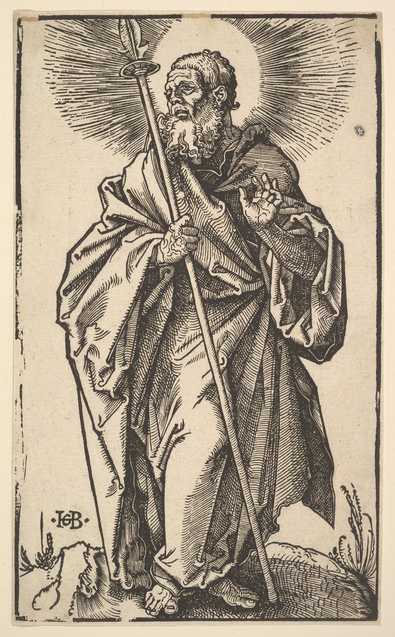 Pyhä Tuomas Kristuksesta ja apostoleista, 1519. tekijältä Hans Baldung