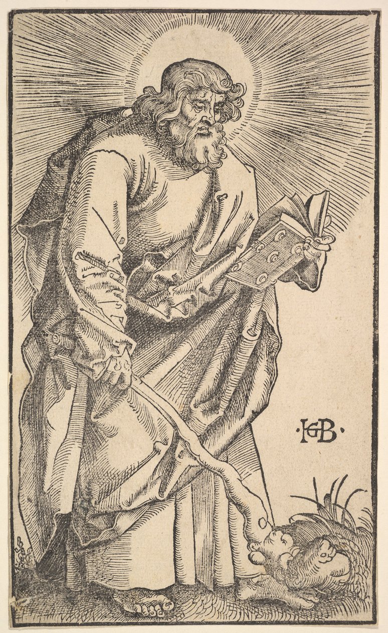 Pyhä Juudas Tadeus Kristuksesta ja apostoleista, 1519. tekijältä Hans Baldung