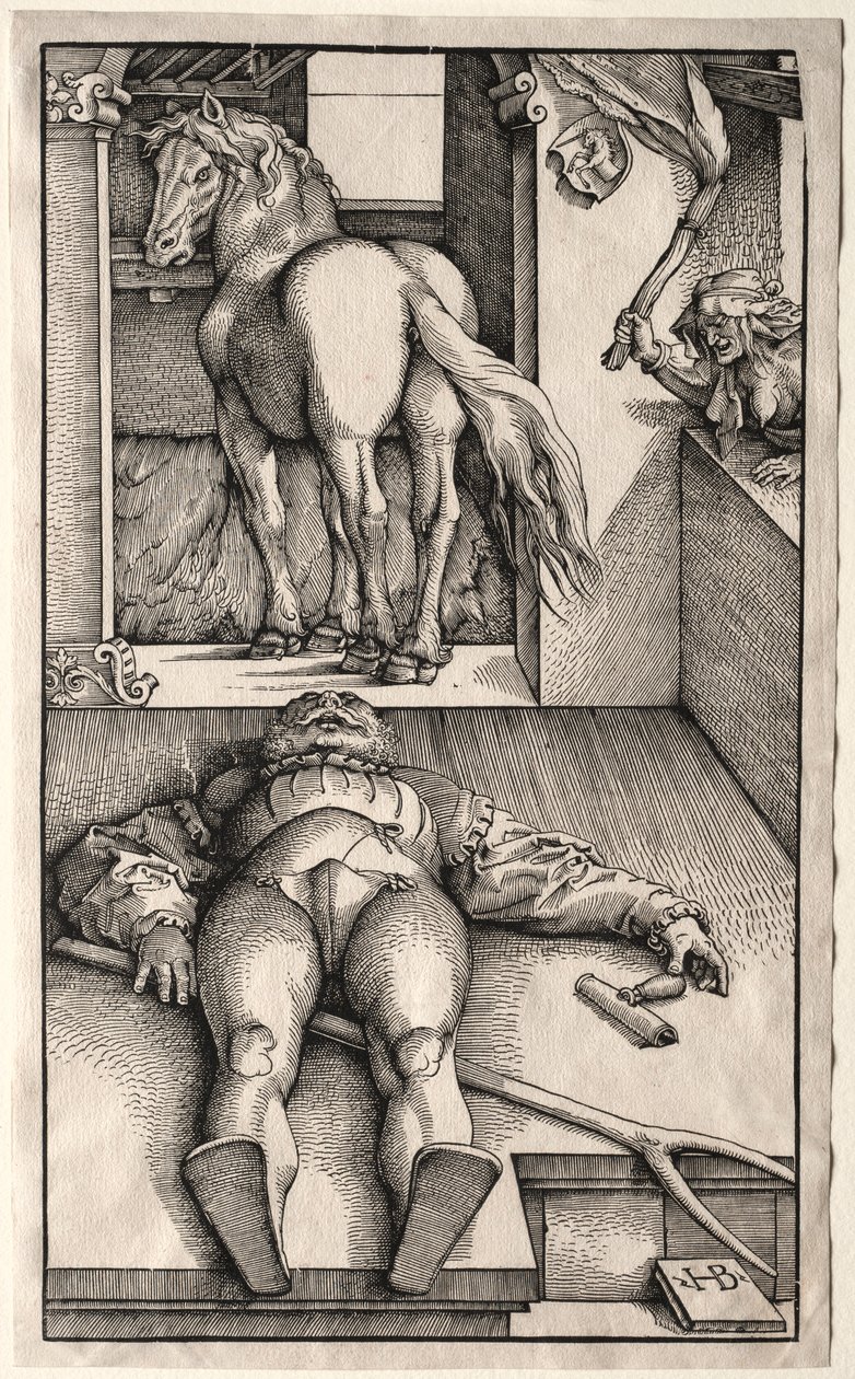 Lumottu sulhanen, 1544-45. tekijältä Hans Baldung