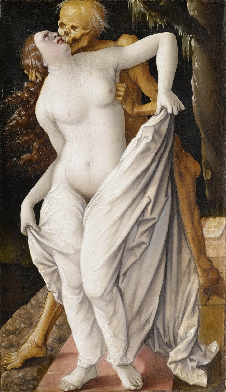 Tod und Frau tekijältä Hans Baldung Grien