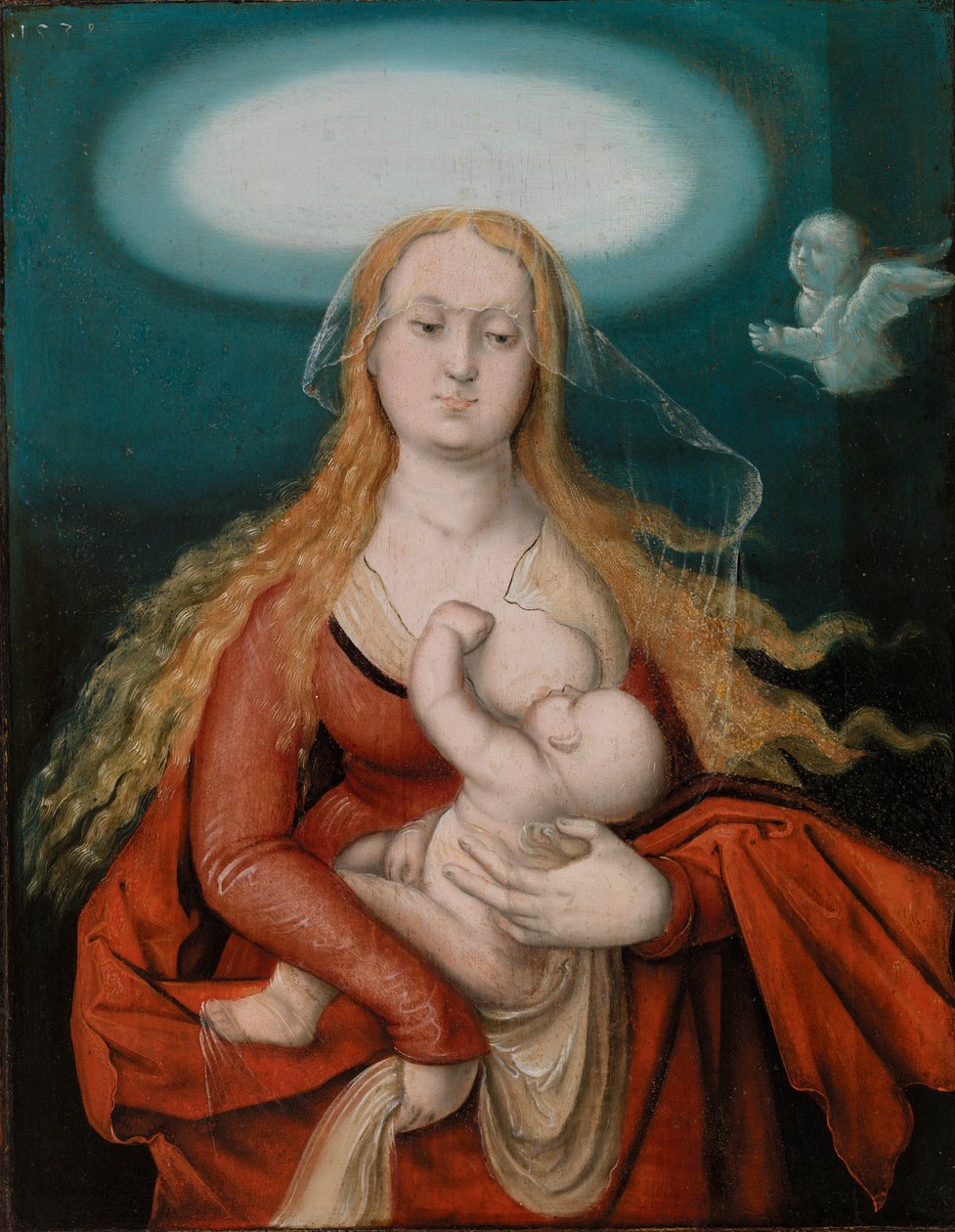 Madonna ja lapsi tekijältä Hans Baldung Grien (Hans Baldung)