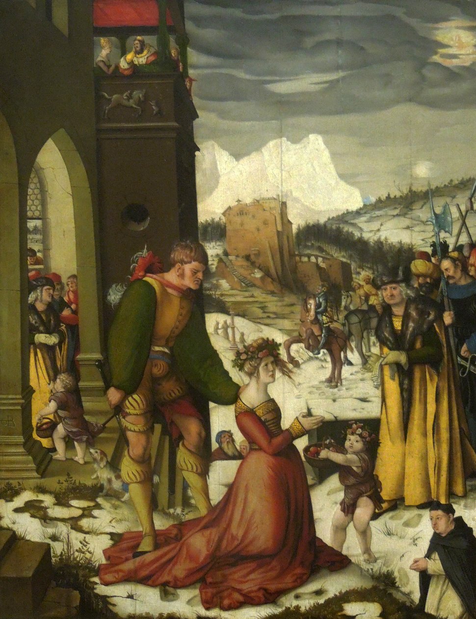 Pyhän Dorothean mestaaminen tekijältä Hans Baldung Grien