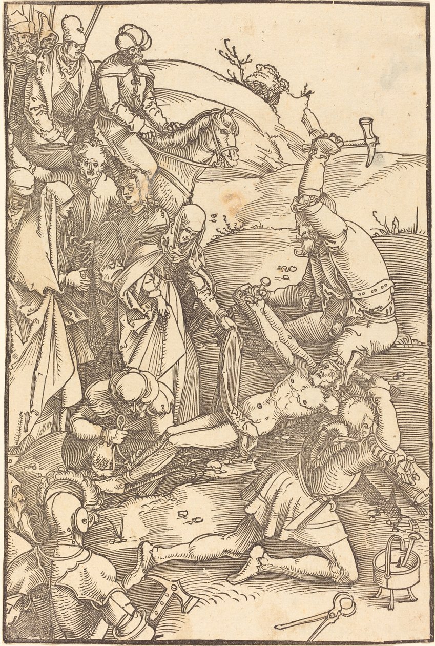 Kristus ristiin naulittu tekijältä Hans Baldung Grien