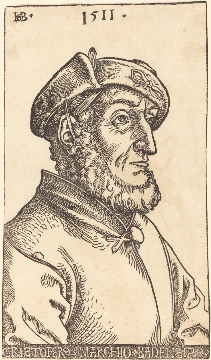 Christopher, Badenin markkreivi tekijältä Hans Baldung Grien