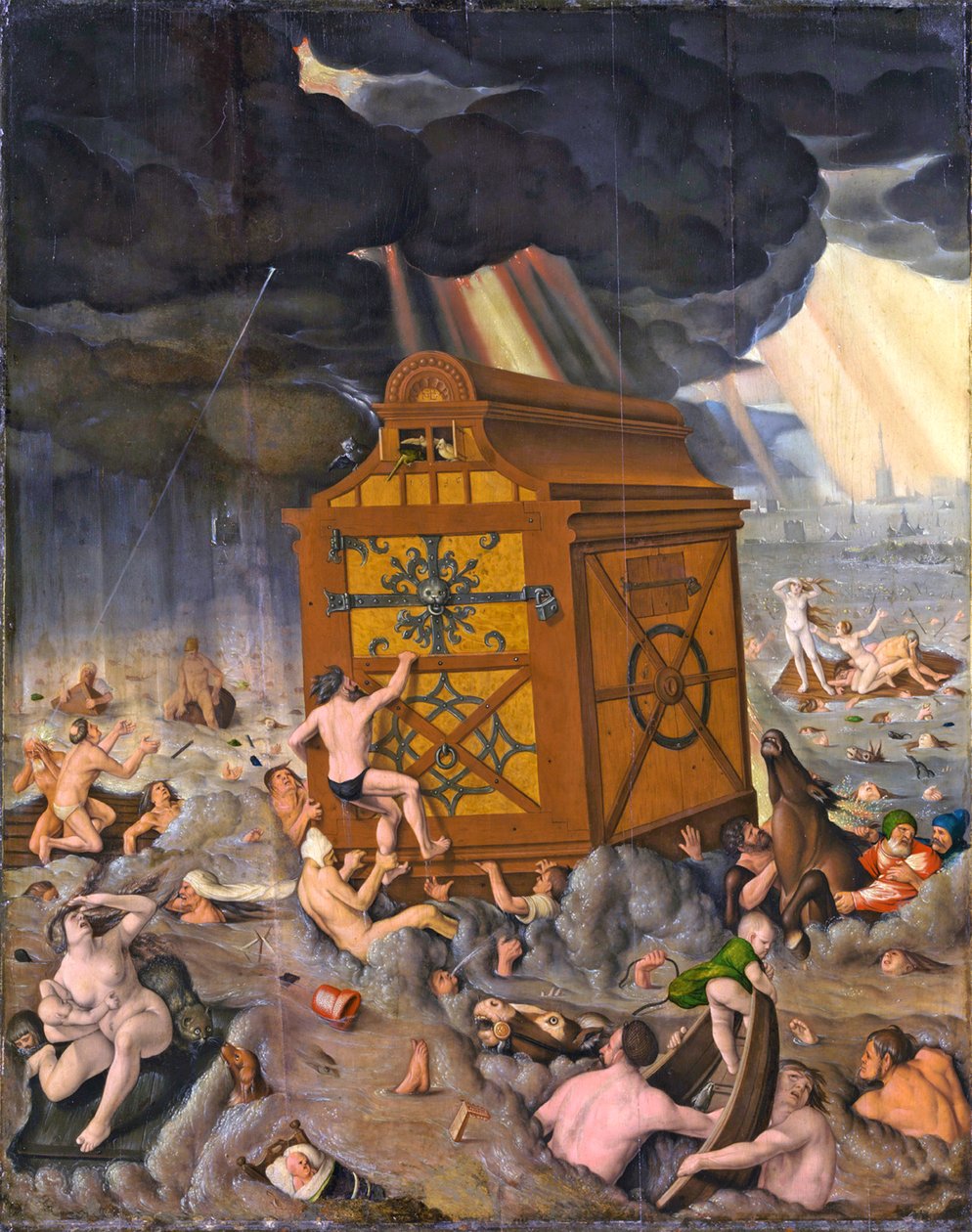 saksa: The Deluge Deluge tekijältä Hans Baldung Grien