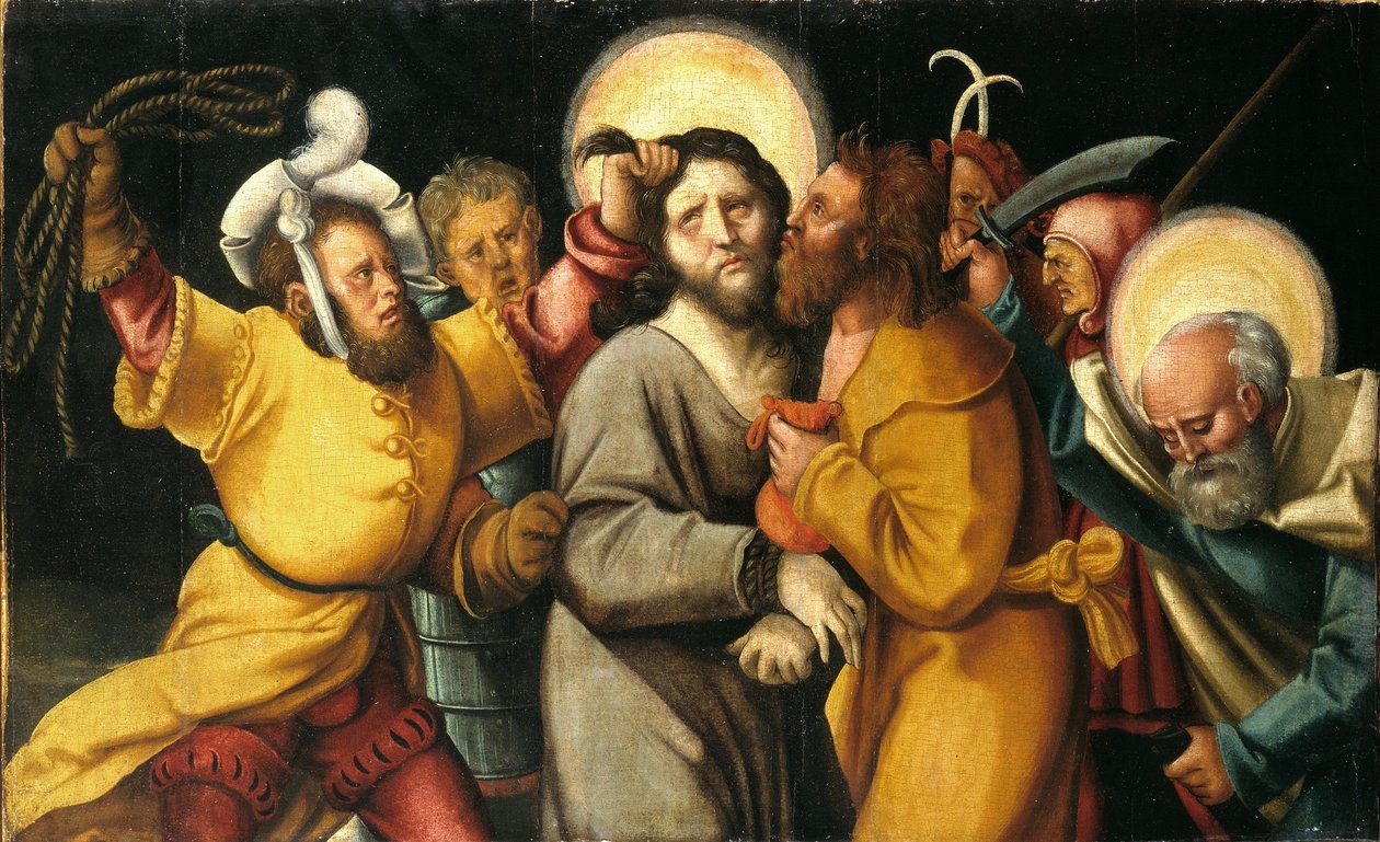Saksa: Gefangennahme Christi Kristuksen pidätys tekijältä Hans Baldung Grien