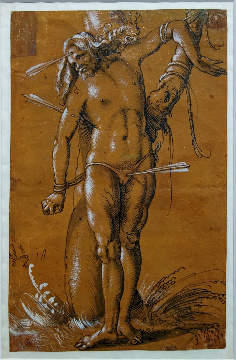 Pyhän Sebastianin marttyyrius tekijältä Hans Baldung Grien