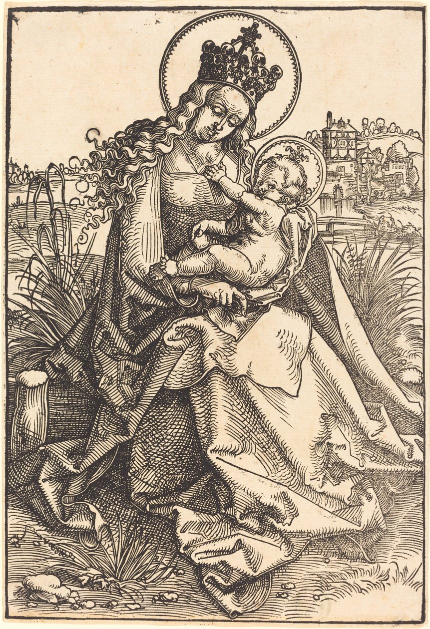 Madonna ja lapsi Grassy Bankissa tekijältä Hans Baldung Grien