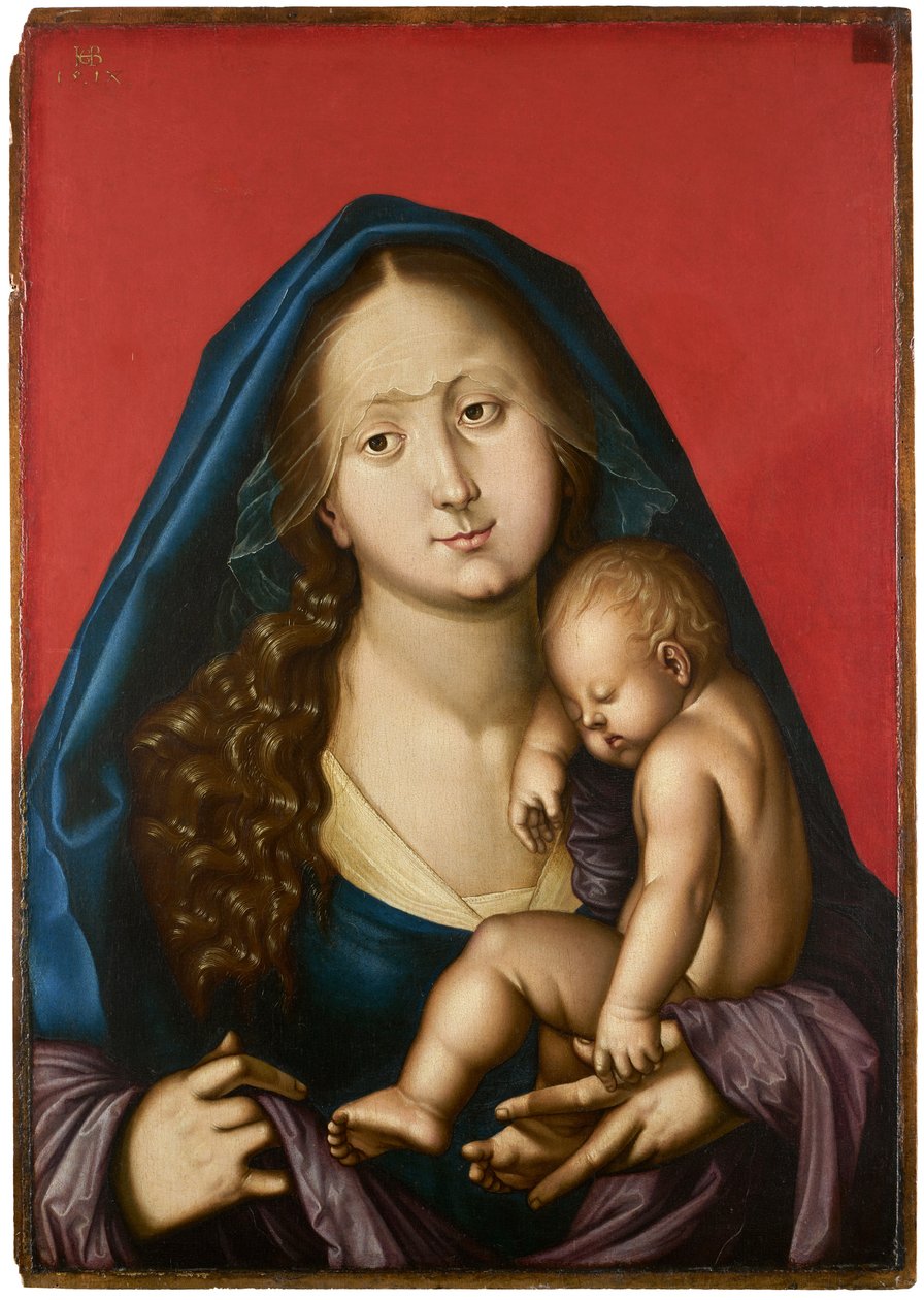 Maria ja nukkuva lapsi tekijältä Hans Baldung Grien