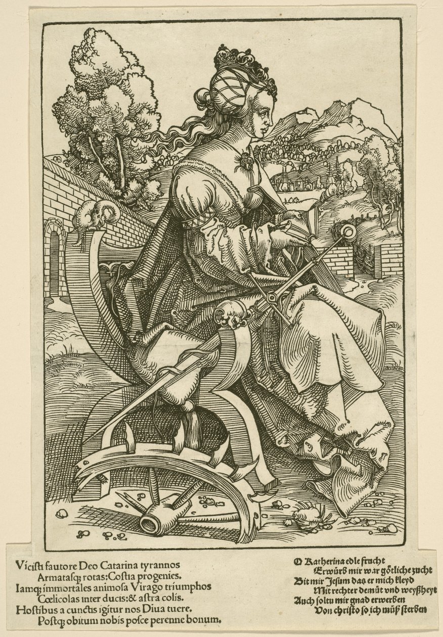 Pyhä Katariina, 1505-07 tekijältä Hans Baldung Grien
