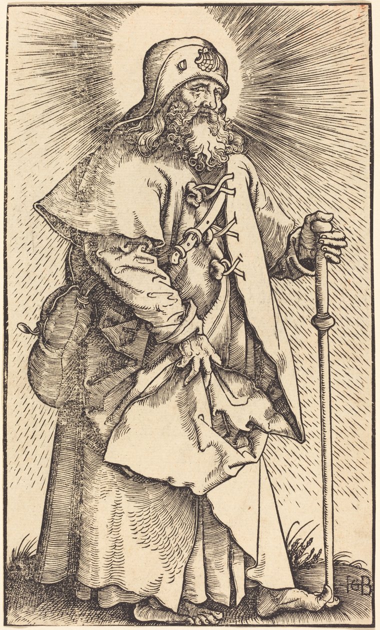 Pyhä Jaakob vanhempi tekijältä Hans Baldung Grien