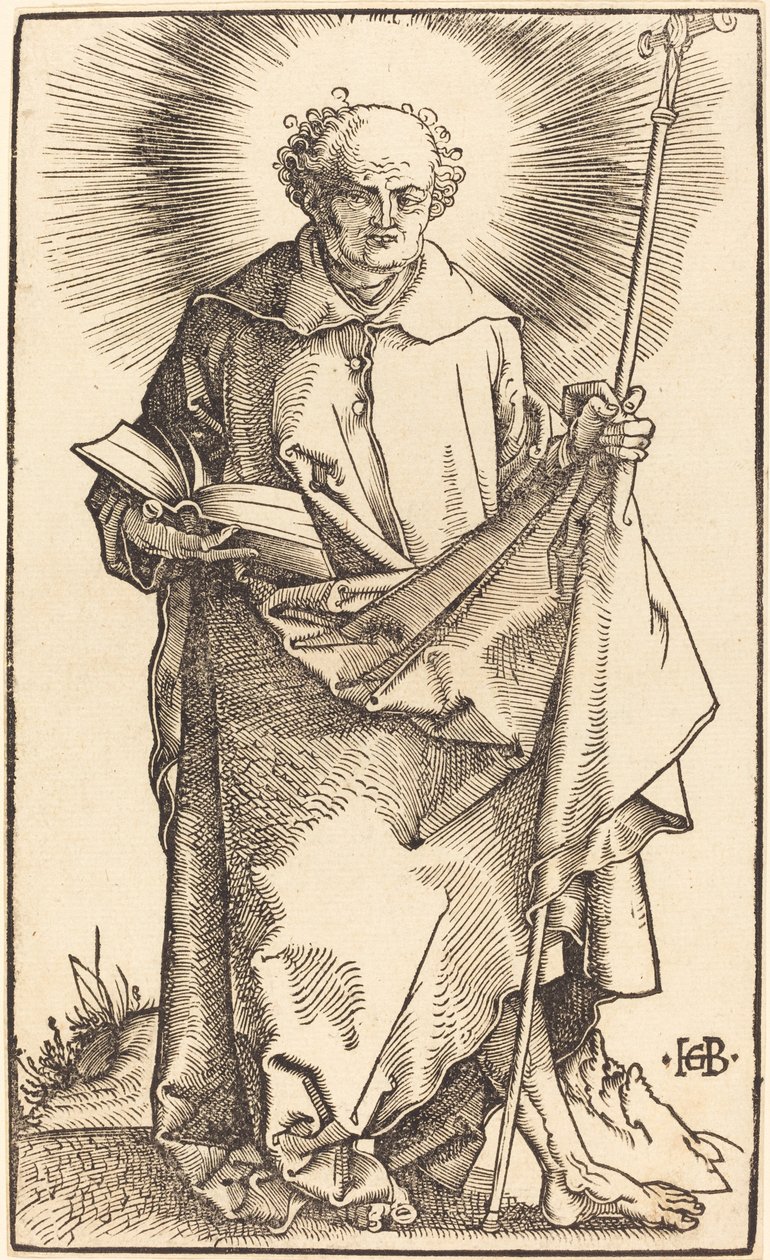 Pyhä Philip tekijältä Hans Baldung Grien