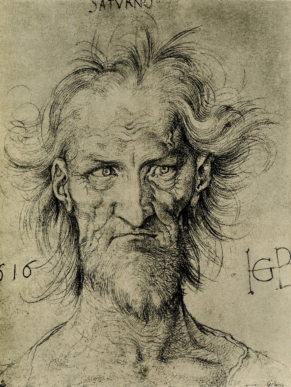 Saturnus tekijältä Hans Baldung Grien