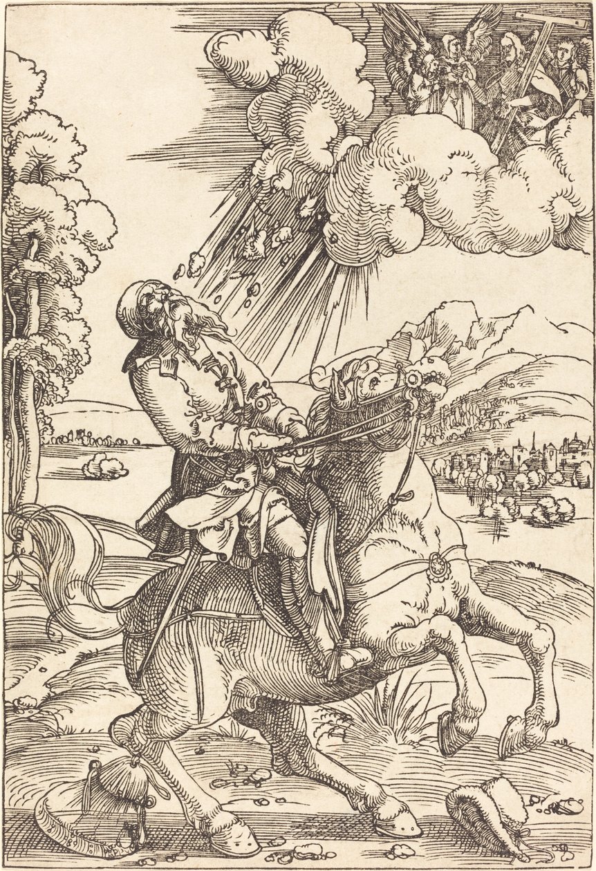 Pyhän Paavalin kääntymys tekijältä Hans Baldung Grien