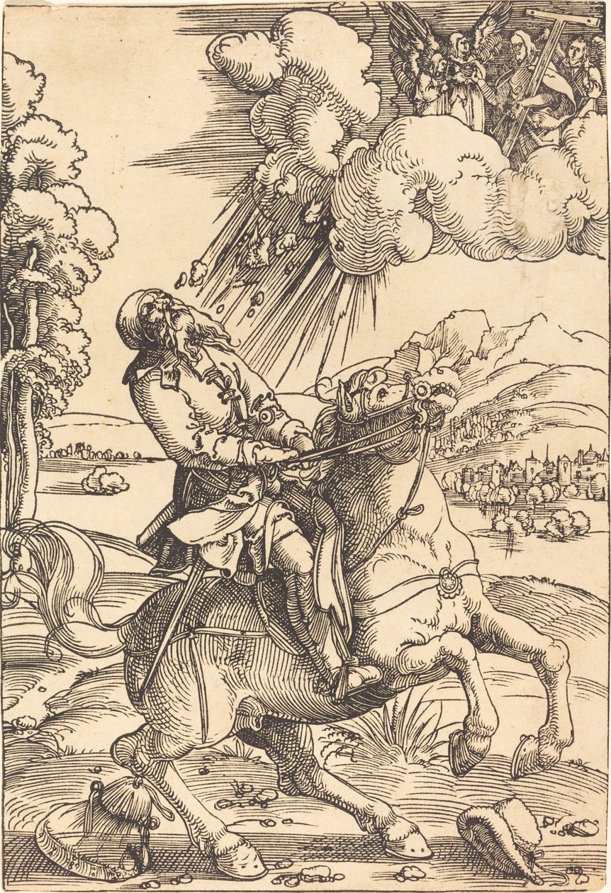 Pyhän Paavalin kääntymys tekijältä Hans Baldung Grien
